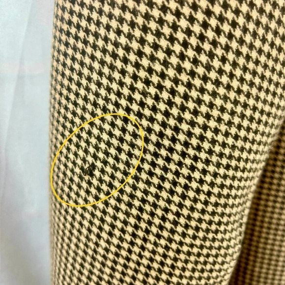 Current Air Anthropologie Houndstooth Shirt Jacket Shacket‎ Women XL Brown Black - Picture 10 of 11